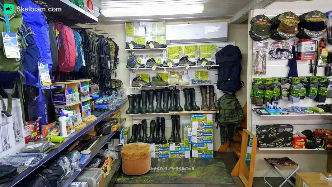Turizmo bei aktyvaus laisvalaikio prekės, turistinio inventoriaus nuoma — Turizmas, Kaunas