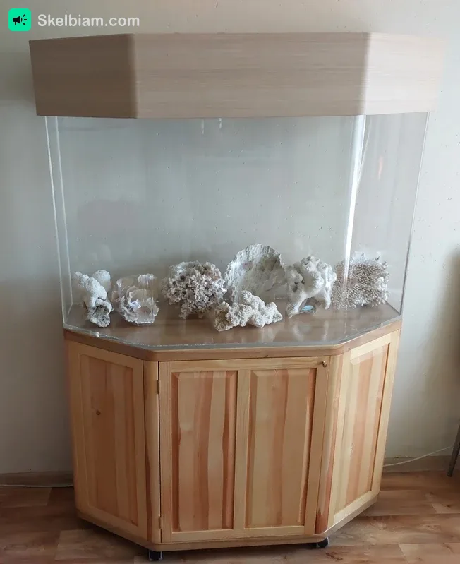 Didelis akvariumas akrilinis 400L, JAV, naujas — Flora, fauna, Marijampolė