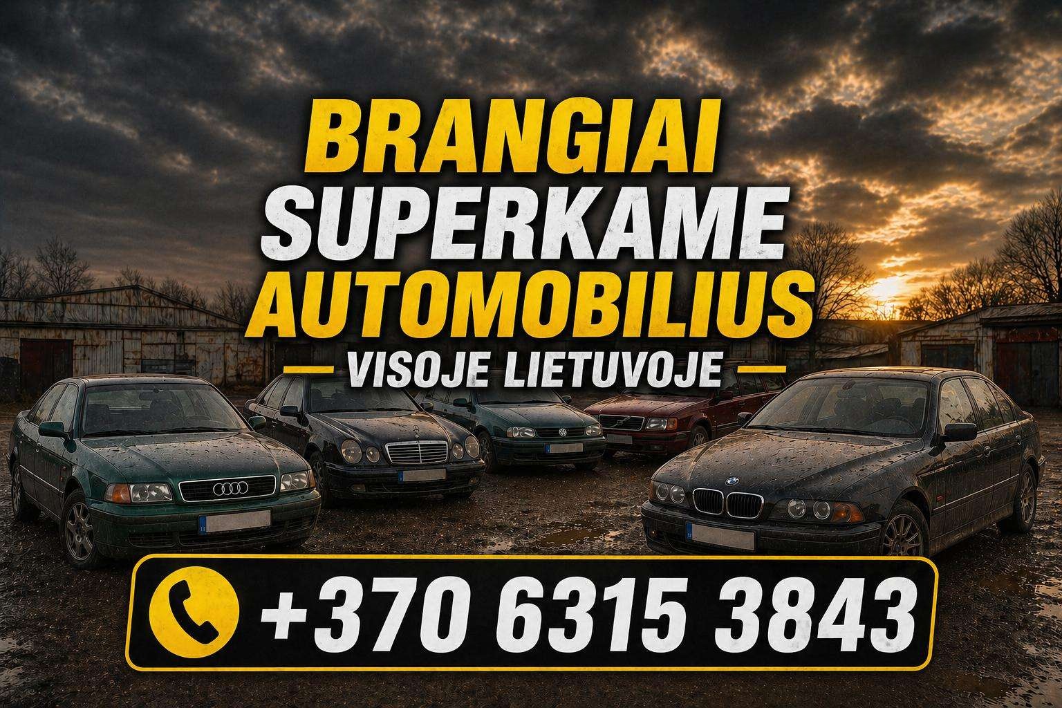 Brangiai Superkame Automobilius Visoje Lietuvoje